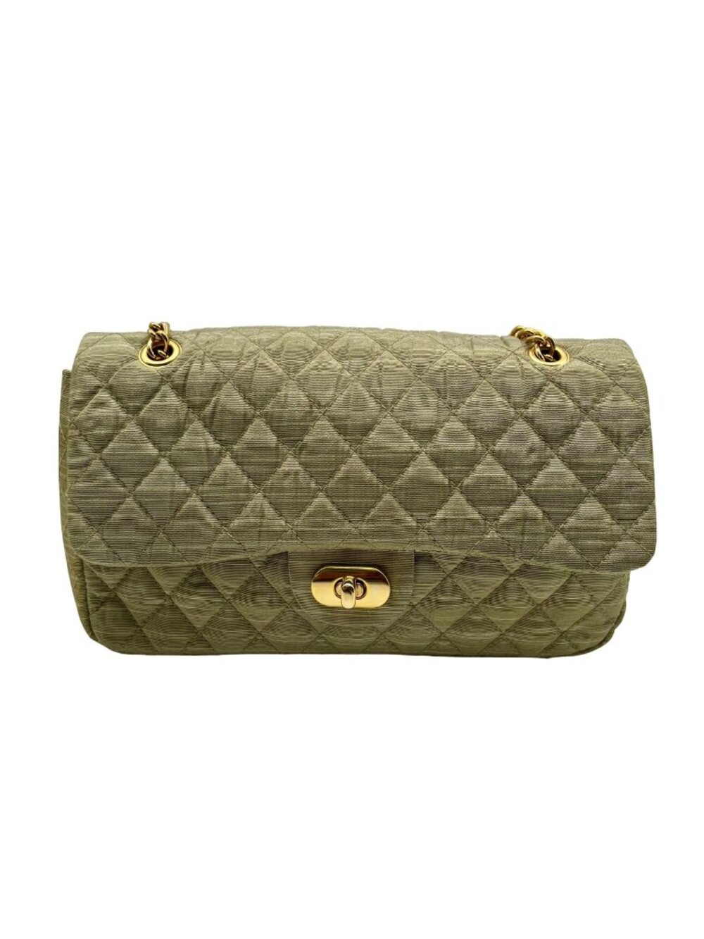 Cynthia Taylor Sage Green Fabric Shoulder Bag